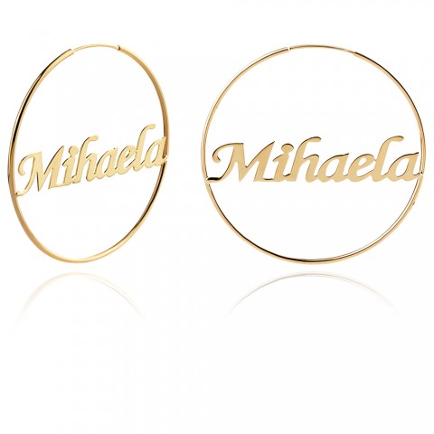 Златни обеци Chic gold hoops