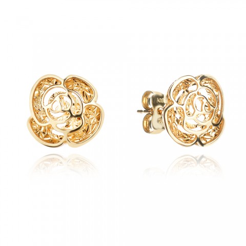 Златни обеци Golden Rose