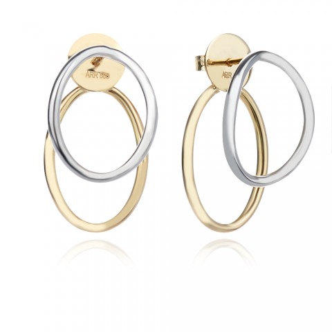 Златни обеци Ovoid