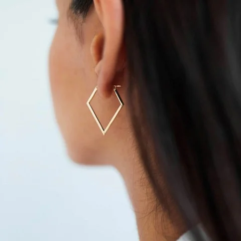 Златни обеци Essential