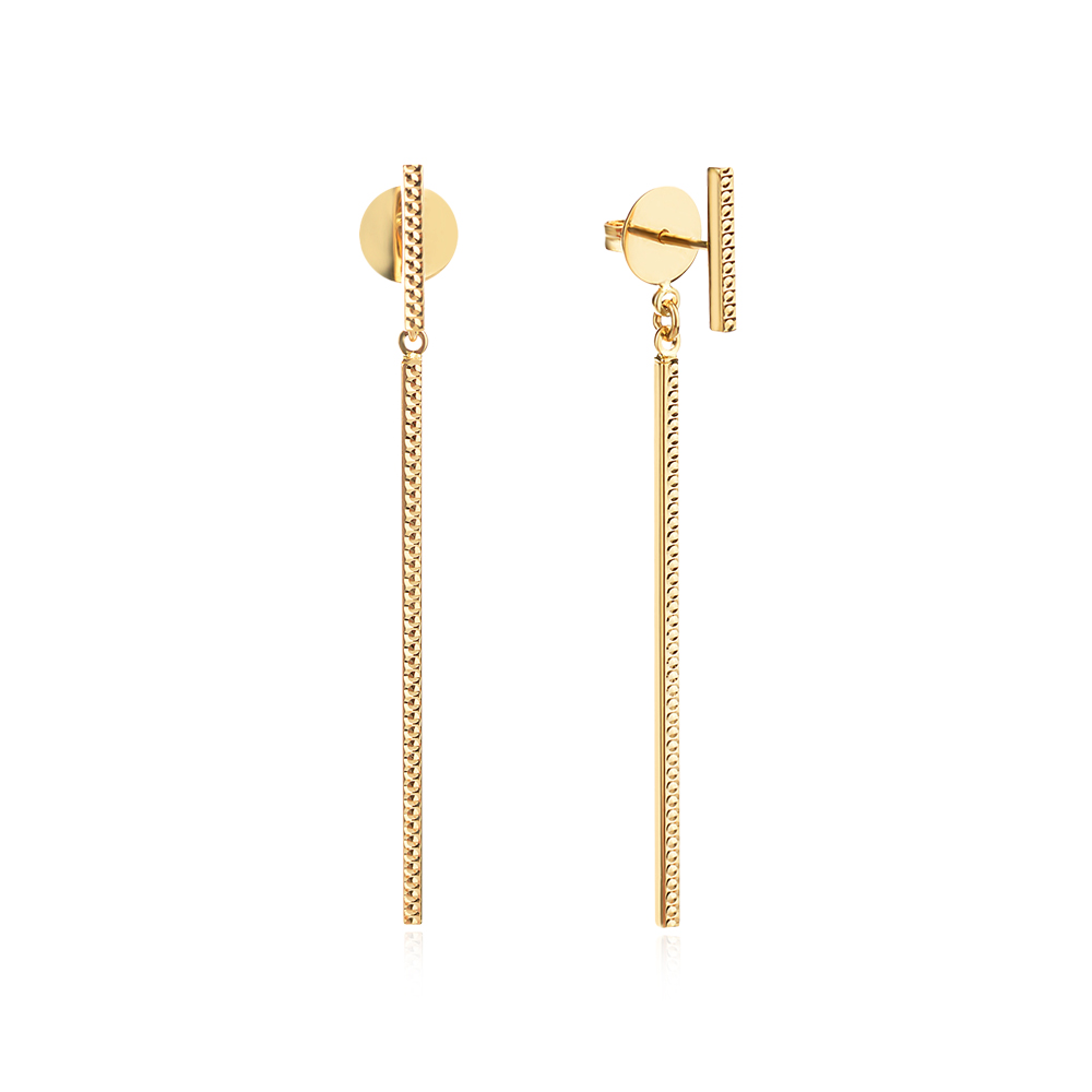 Златни обеци Lux Line