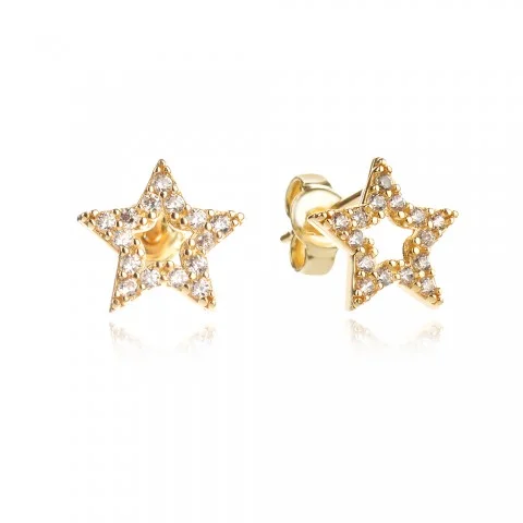 Златни обеци Spark Star