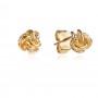 Златни обеци Golden Knot