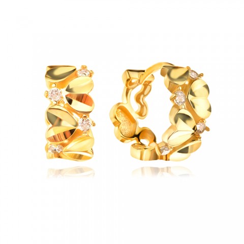 Златни обеци Liora