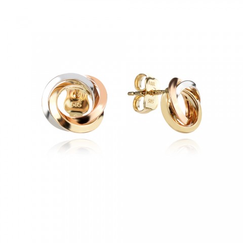 Златни обеци Glint