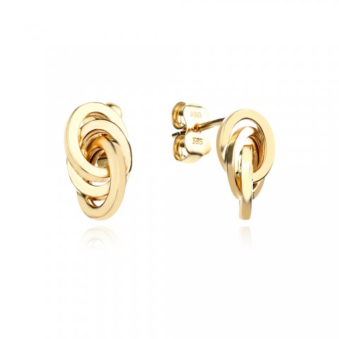 Златни обеци Cascade