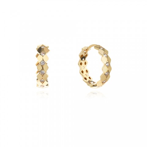 Златни обеци Rhombelle