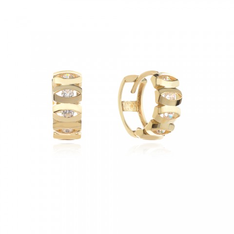 Златни обеци Gleam Circle