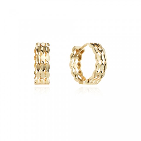 Златни обеци Tide