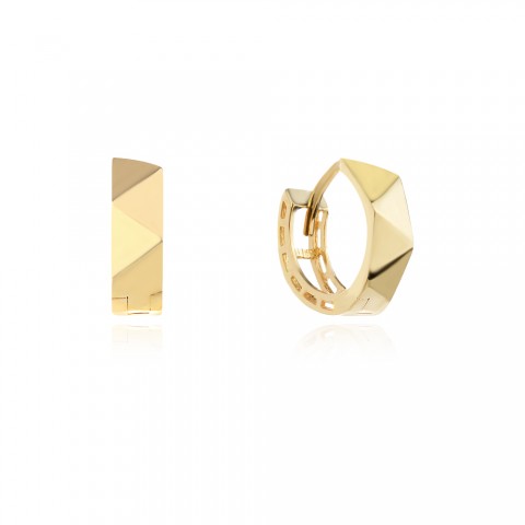 Златни обеци Gleam Line