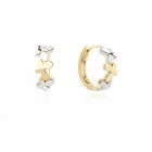 Златни обеци Butter glow