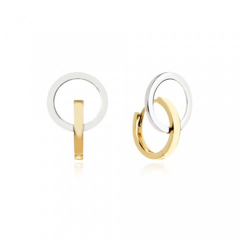 Златни обеци Circles