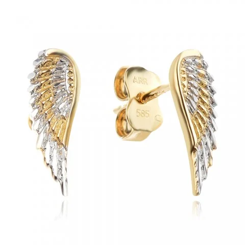 Златни обеци Divine Wings
