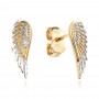 Златни обеци Divine Wings