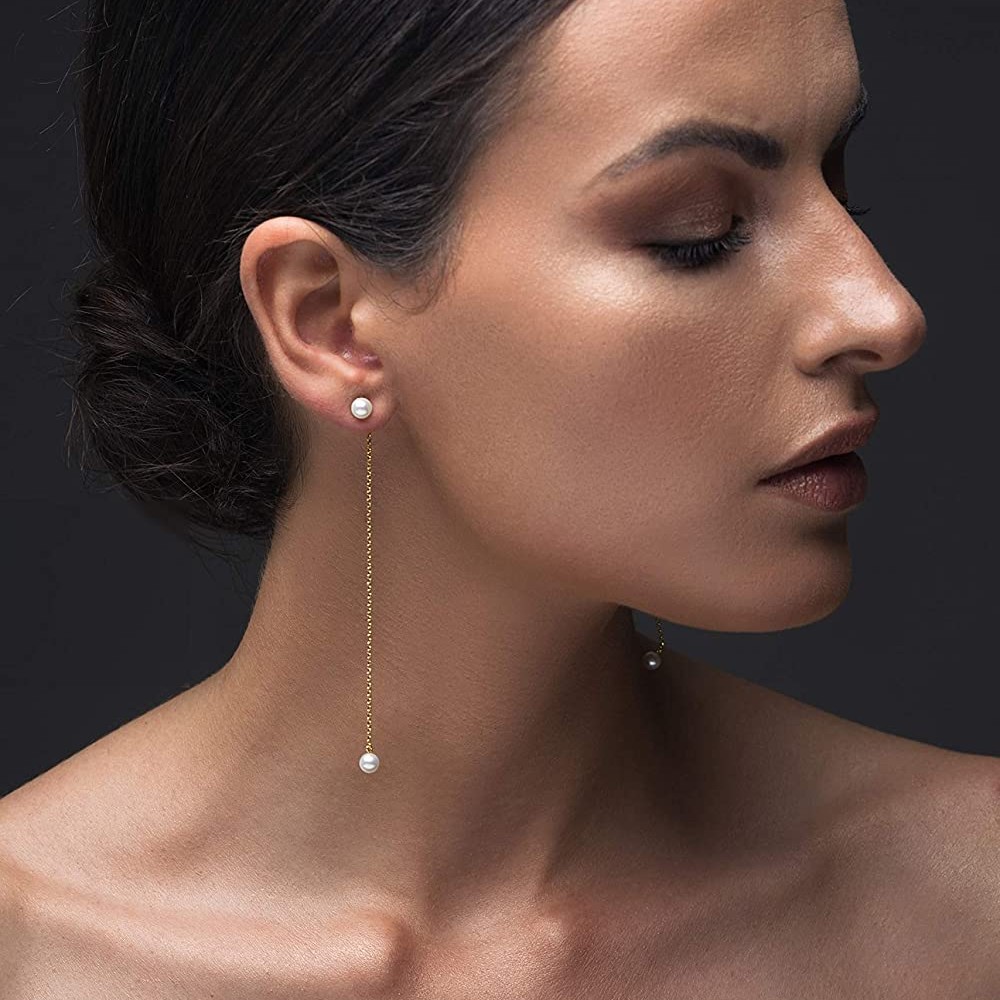 Златни обеци Мy sweet pearl