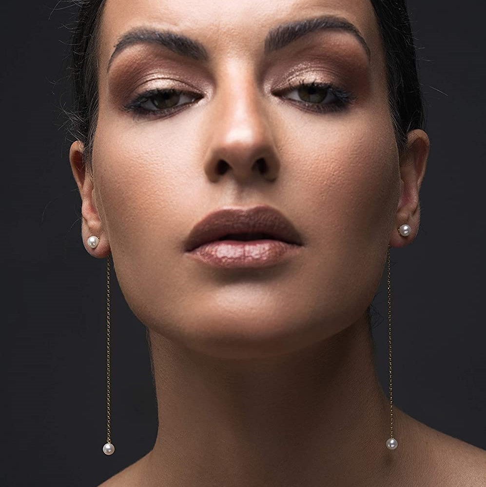 Златни обеци Мy sweet pearl