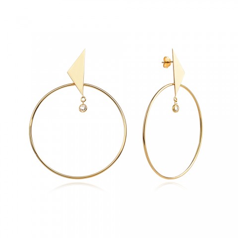 Златни обеци  Prestige Omega