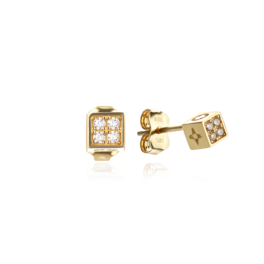  Златни обеци Klara