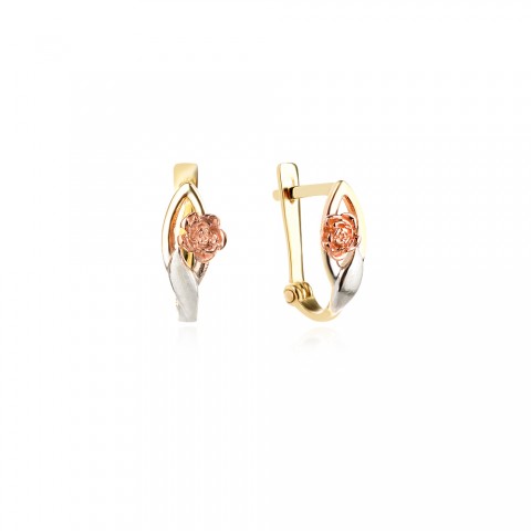 Златни обеци  Rosaria