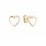 Златни обеци Glimmer Heart