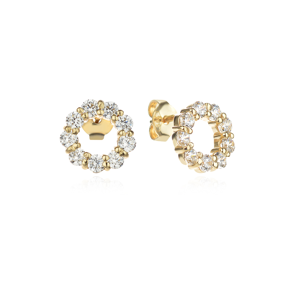 Златни обеци Selin