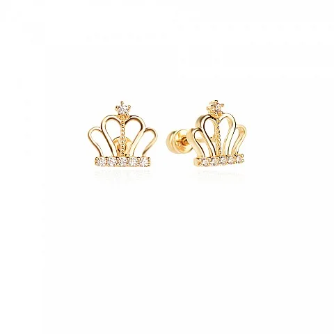 Златни обеци  Tiara