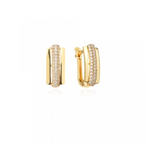 Златни обеци Spark