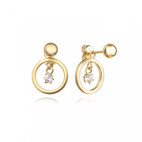 Златни обеци Lady