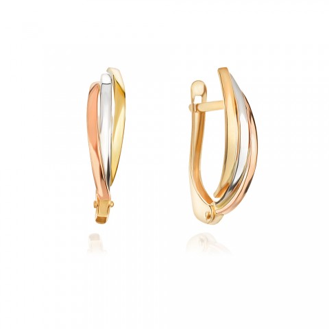 Златни обеци Serina