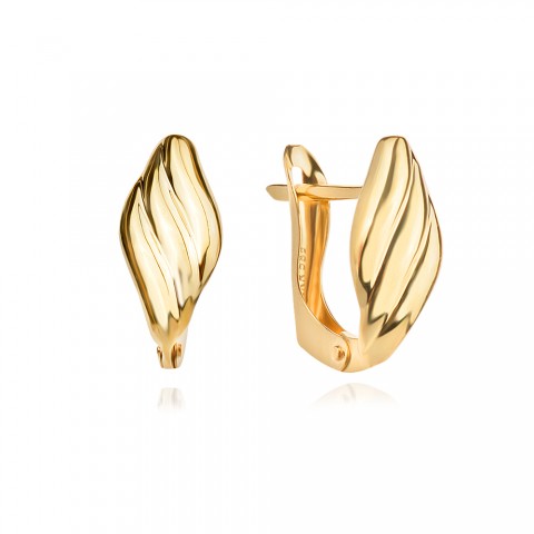 Златни обеци Queen