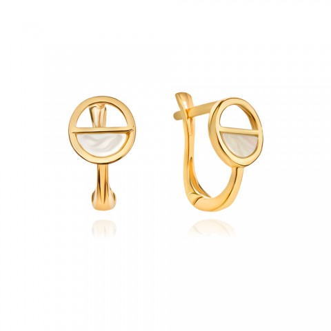 Златни обеци Elise