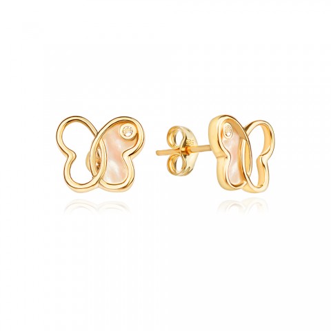 Златни обеци Feya