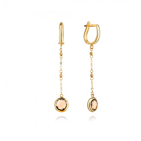 Златни обеци Alison