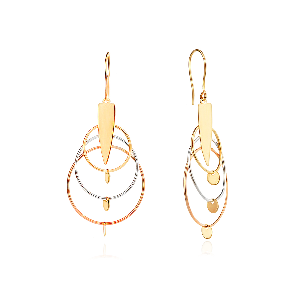 Златни обеци Noa