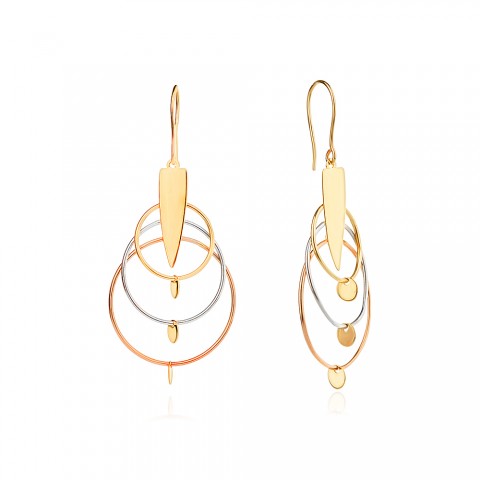 Златни обеци Nia