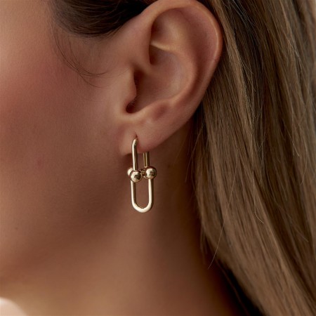 Златни обеци Tiffy