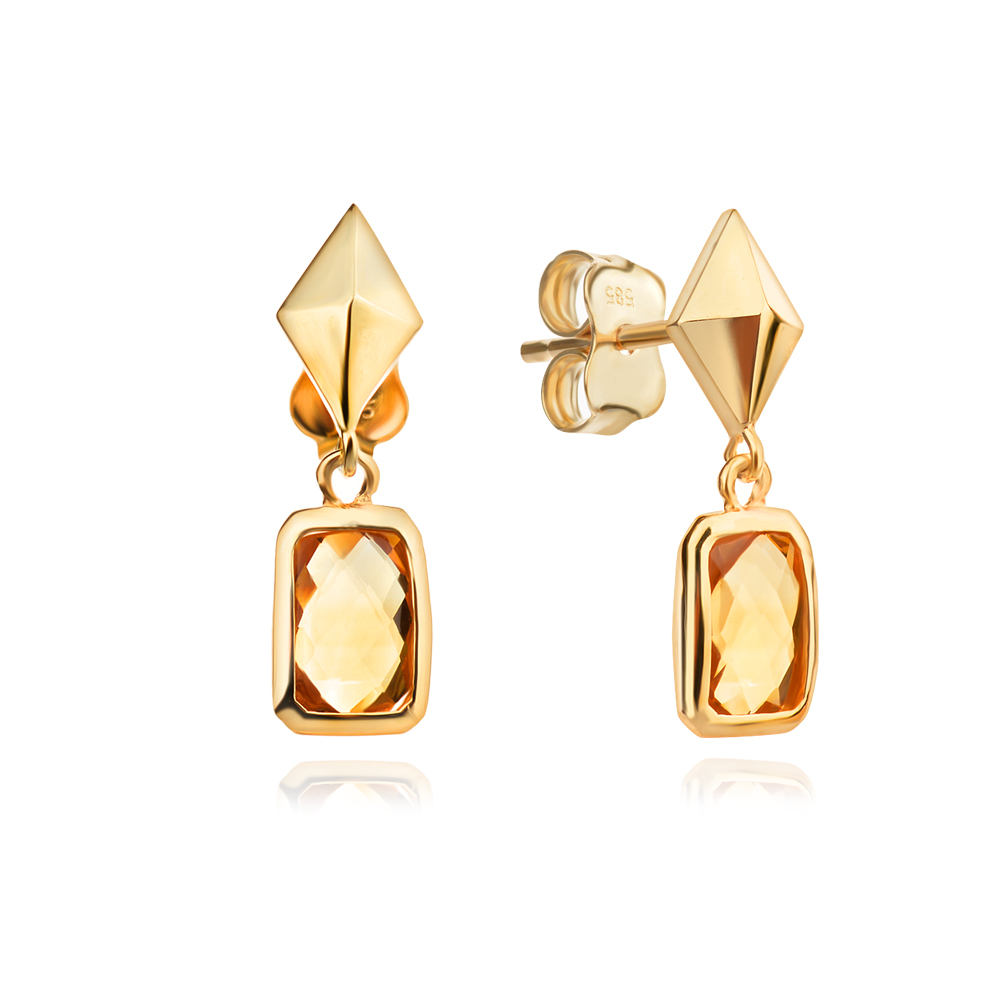 Златни обеци Naria