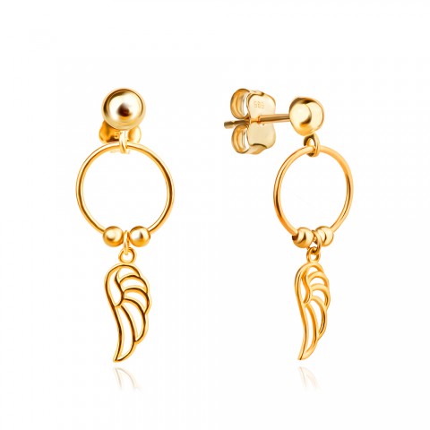 Златни обеци Aura