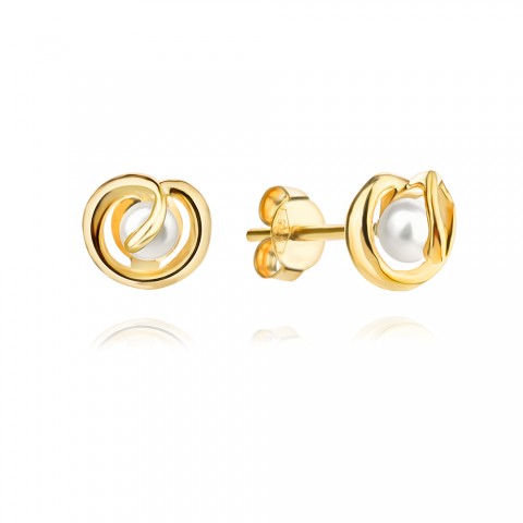 Златни обеци Prism