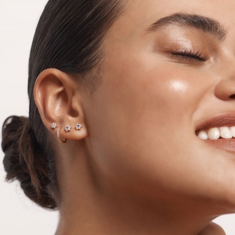 Златни обеци Maya