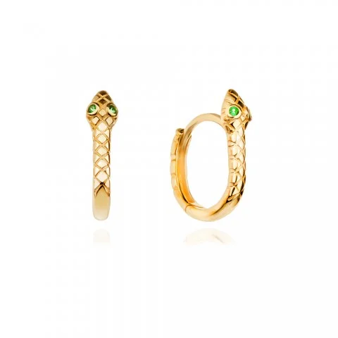 Златни обеци Serpenta