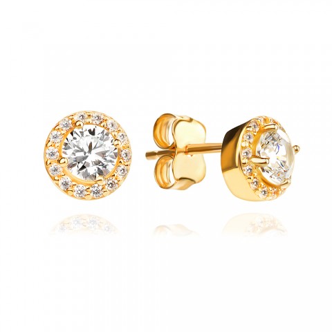 Златни обеци Soft Glow