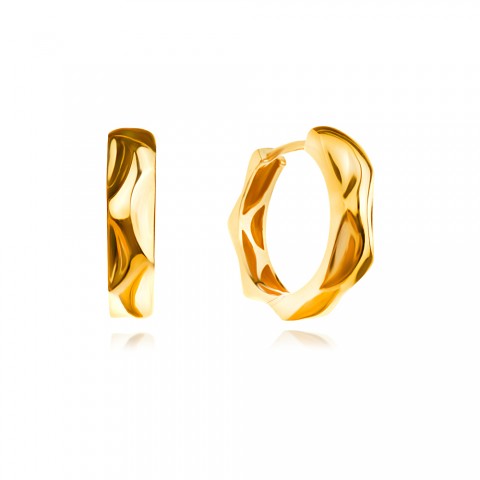 Златни обеци Caramel