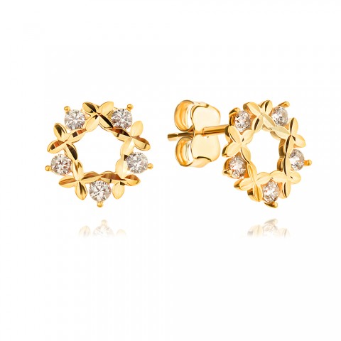 Златни обеци Elora