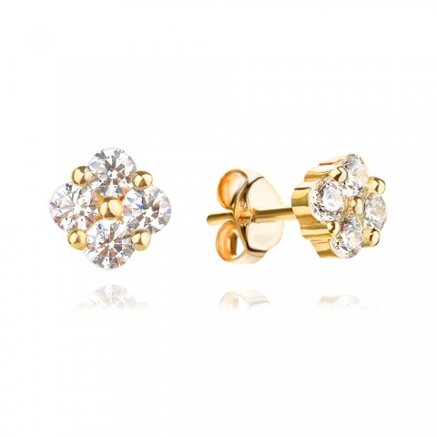 Златни обеци Soraya