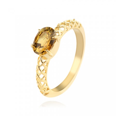 Златен пръстен Twist Amor 