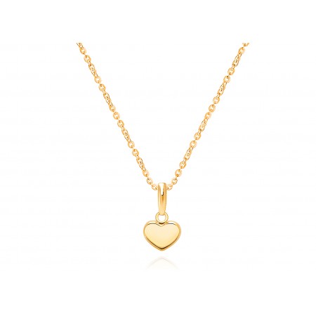 Златно колие Сърце