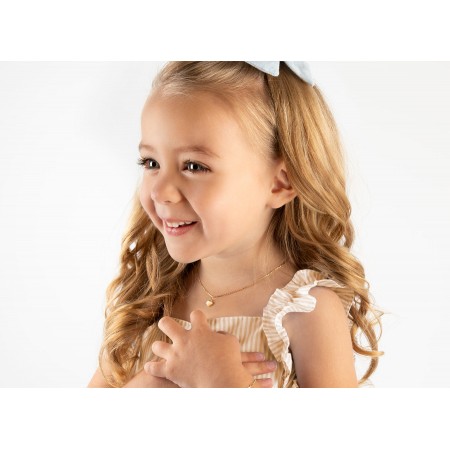 Златно колие Сърце