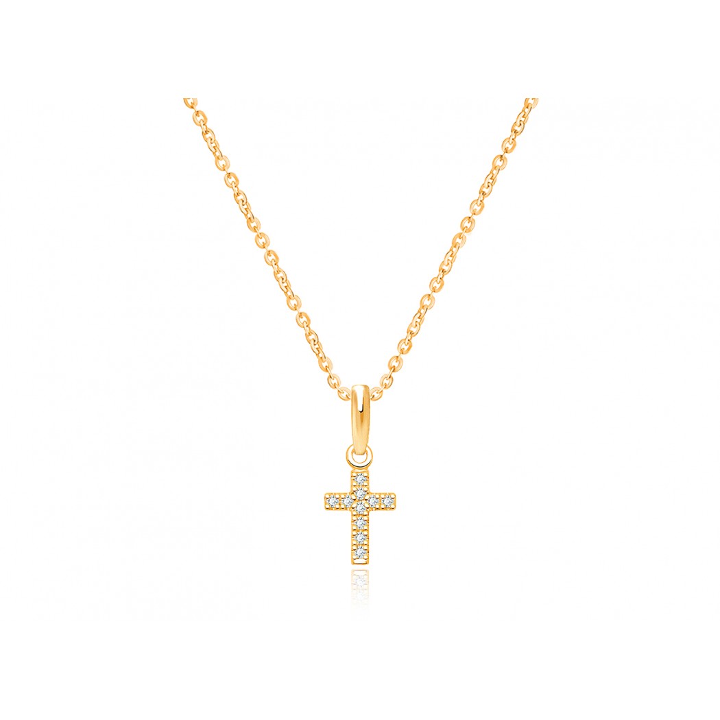 Златно колие Кръст