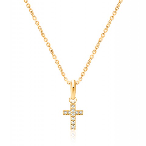 Златно колие Кръст